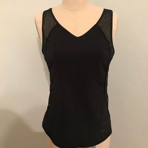 Lululemon sheer tank with crisscross back